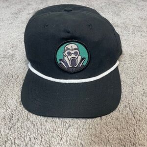 Black Senses Fail Toxic Unstructured Adjustable Hat‎
